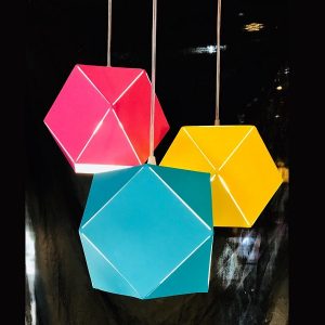 Tri-Color Decorative Pendant Light