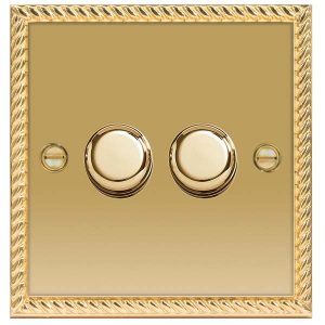 Decorative Dimmer Switches 2 Gang – BG