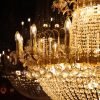 CRYSTAL CHANDELIER HANGING TYPE DIA 130 CM AND HEIGHT 180 CM