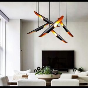 Decorative Pendant Light With 6 Strings